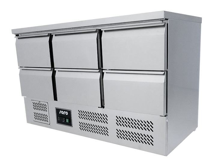 Koelwerkbank met 6 laden Saro Vivia S903