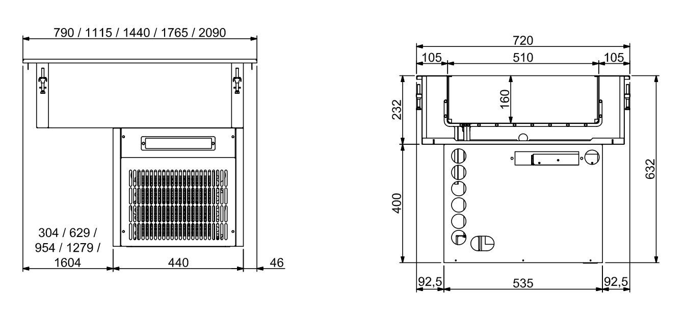SYSTÈME DE RAYONNAGE POUR 7489.0060 - 7013.3060 - COMBISTEEL